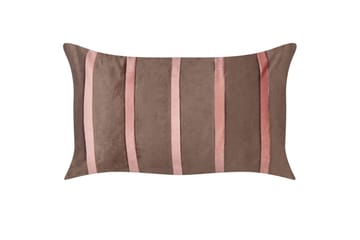 Prydnadskuddar Crodyline set om 2 Brun/Rosa - Brun/Rosa - Möbler - Soffa - Sofftillbehör - Rengöring soffa - Möbelvård till tyg