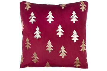 Prydnadskuddar Cupid set om 2 Rött/guld, Sammet - Rött/guld, Sammet - Möbler - Soffa - Sofftillbehör - Rengöring soffa - Möbelvård till tyg