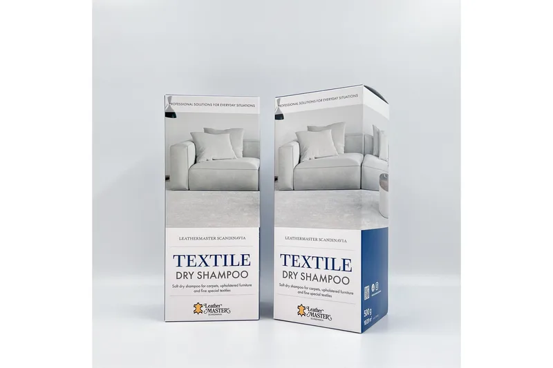 Torrschampo för textilier - Möbler - Soffa - Sofftillbehör - Rengöring soffa - Möbelvård till tyg