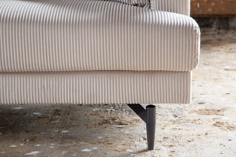Sofia 3-sits Soffa 260 cm i Manchester - Beige - Möbler - Soffa - 3 sits soffa