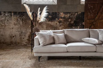 Sofia 3-sits Soffa 260 cm i Manchester - Beige - Möbler - Soffa - 3 sits soffa