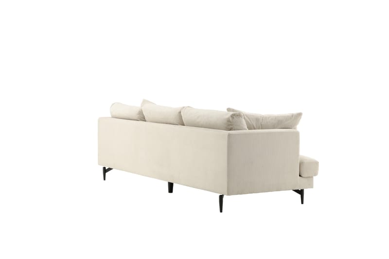 Sofia 3-sits Soffa 260 cm i Manchester - Beige - Möbler - Soffa - 3 sits soffa