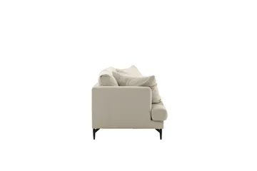 Sofia 3-sits Soffa 260 cm i Manchester - Beige - Möbler - Soffa - 3 sits soffa