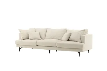 Sofia 3-sits Soffa 260 cm i Manchester - Beige - Möbler - Soffa - 3 sits soffa