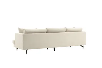 Sofia 3-sits Soffa 260 cm i Manchester - Beige - Möbler - Soffa - 3 sits soffa