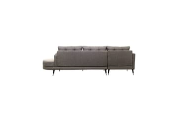 Sosrisoffsäng Albuferia Sosri Grå - Grå - Möbler - Soffa - Divansoffa & schäslongsoffa - 3 sits soffa med divan
