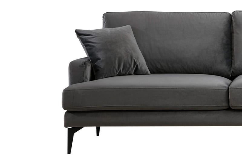 Stacker Hörnsoffa med Divan Höger - Svart - Möbler - Soffa - Divansoffa & schäslongsoffa
