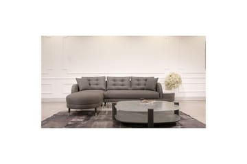 Sufian 3-sits Soffa med Divan - Antracit - Möbler - Soffa - Divansoffa & schäslongsoffa - 3 sits soffa med divan