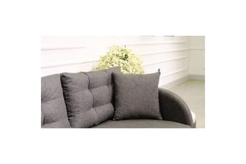 Sufian 3-sits Soffa med Divan - Antracit - Möbler - Soffa - Divansoffa & schäslongsoffa - 3 sits soffa med divan