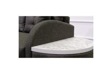 Sufian 3-sits Soffa med Divan - Antracit - Möbler - Soffa - Divansoffa & schäslongsoffa - 3 sits soffa med divan