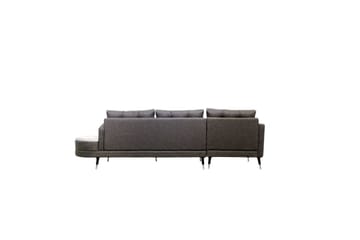 Sufian 3-sits Soffa med Divan - Antracit - Möbler - Soffa - Divansoffa & schäslongsoffa - 3 sits soffa med divan