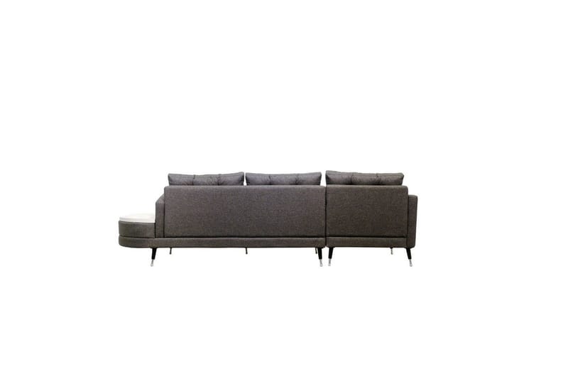 Sufian 3-sits Soffa med Divan - Antracit - Möbler - Soffa - Divansoffa & schäslongsoffa - 3 sits soffa med divan