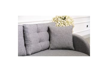 Sufian 3-sits Soffa med Divan - Mörkgrå - Möbler - Soffa - Divansoffa & schäslongsoffa - 3 sits soffa med divan
