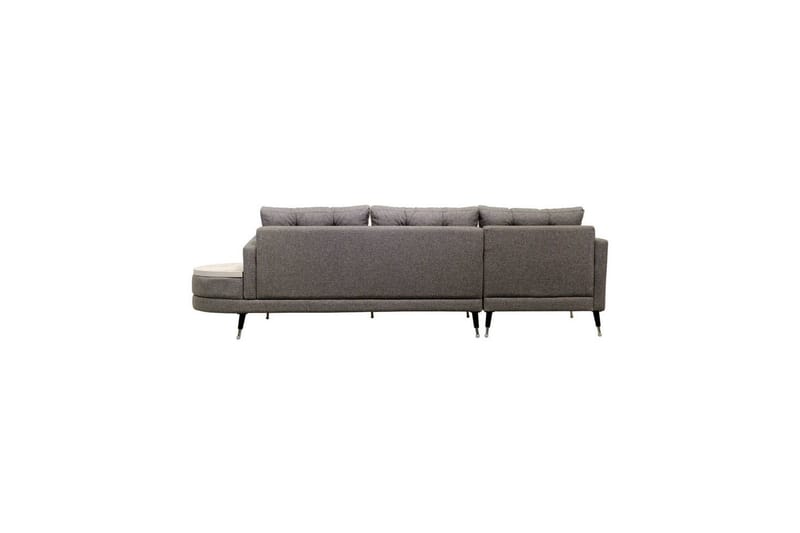 Sufian 3-sits Soffa med Divan - Mörkgrå - Möbler - Soffa - Divansoffa & schäslongsoffa - 3 sits soffa med divan