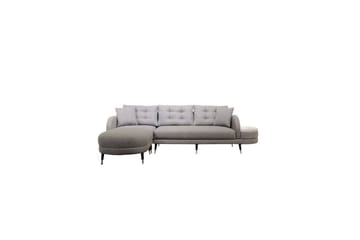 Sufian 3-sits Soffa med Divan - Mörkgrå - Möbler - Soffa - Divansoffa & schäslongsoffa - 3 sits soffa med divan