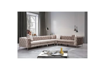 Sufian Hörnsoffa 5-sits - Beige - Möbler - Soffa - Hörnsoffa