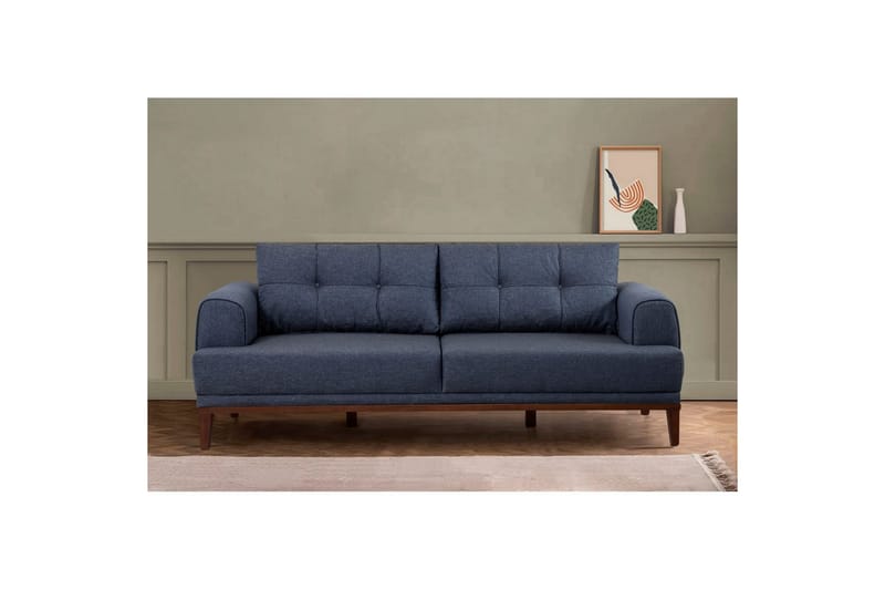 Sufian Soffgrupp 2-sits - Brun/Mörkblå - Möbler - Soffa - Soffgrupp