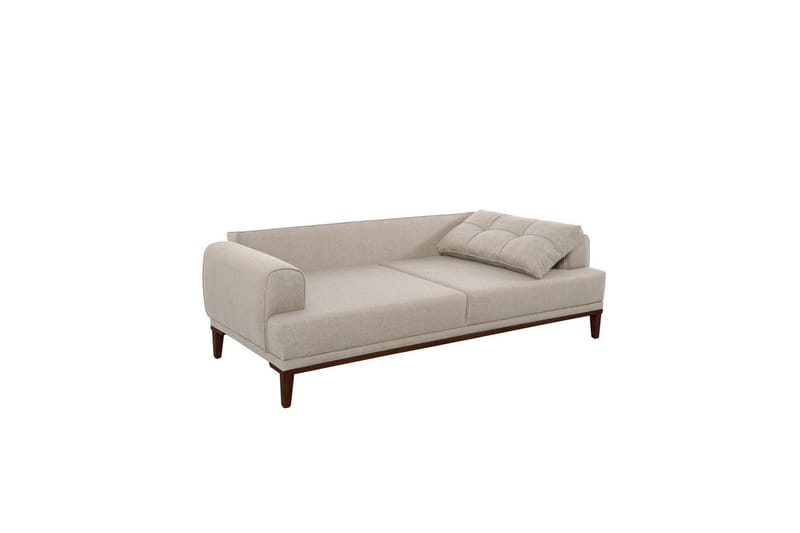 Sufian Soffgrupp 3-sits - Brun/Cremevit - Möbler - Soffa - Soffgrupp