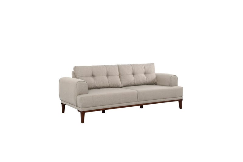 Sufian Soffgrupp 3-sits - Brun/Cremevit - Möbler - Soffa - Soffgrupp