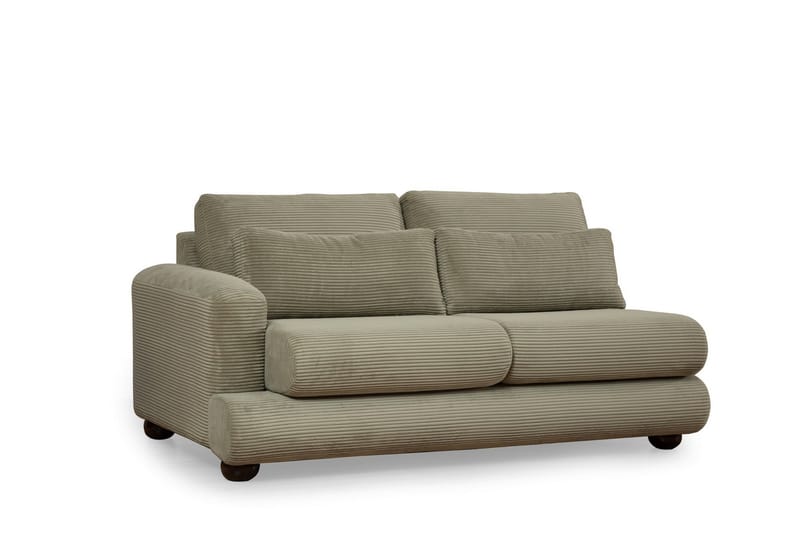 Relento Svängd Soffa 4-sits - Grön - Möbler - Soffa - 4 sits soffa