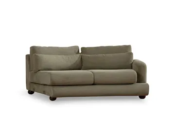 Relento Svängd Soffa 4-sits - Grön - Möbler - Soffa - 4 sits soffa
