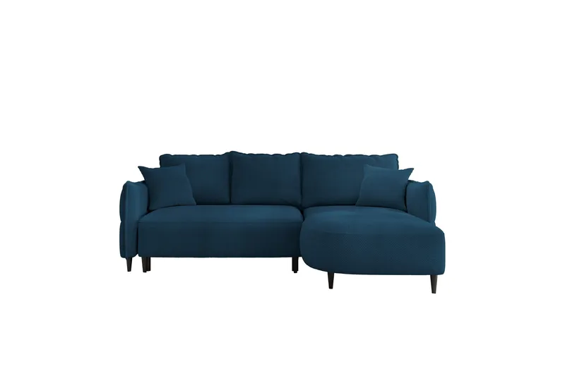 Sycylia Soffa med Divan 3-sits, Blå