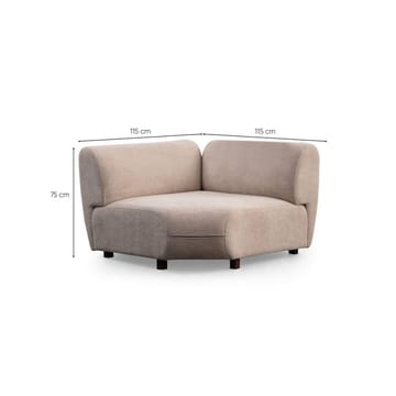 Talrosen 5-sits Hörnsoffa - Krämvit - Möbler - Soffa - Hörnsoffa