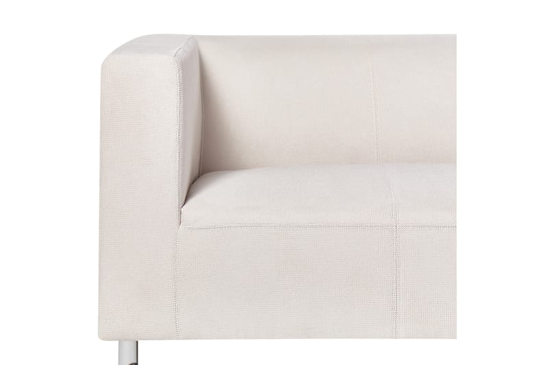 Tomio Soffa 3-sits - Vit/Silver - Möbler - Soffa - 3 sits soffa