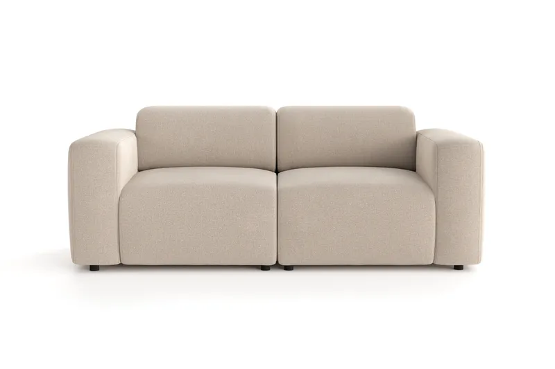 Torvasen 2-sits Soffa i Tyg, Beige