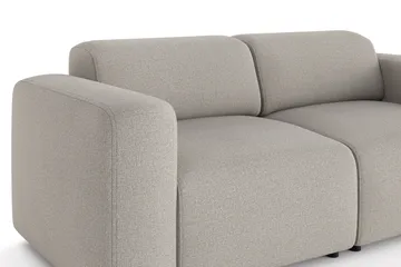 Torvasen 2-sits Soffa i Tyg - Ljusgrå - Möbler - Soffa - 2 sits soffa