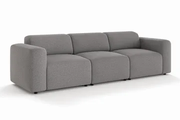 Torvasen 3-sits Soffa i Tyg - Grå - Möbler - Soffa - 3 sits soffa