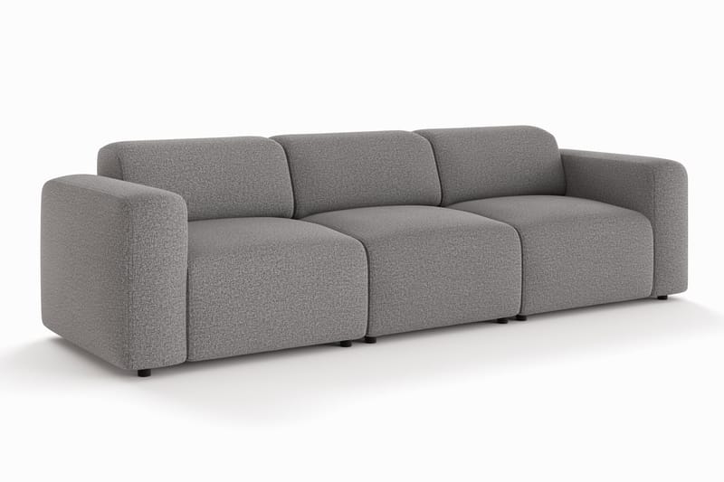 Torvasen 3-sits Soffa i Tyg - Grå - Möbler - Soffa - 3 sits soffa