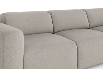 Torvasen 3-sits Soffa i Tyg - Ljusgrå - Möbler - Soffa - 3 sits soffa