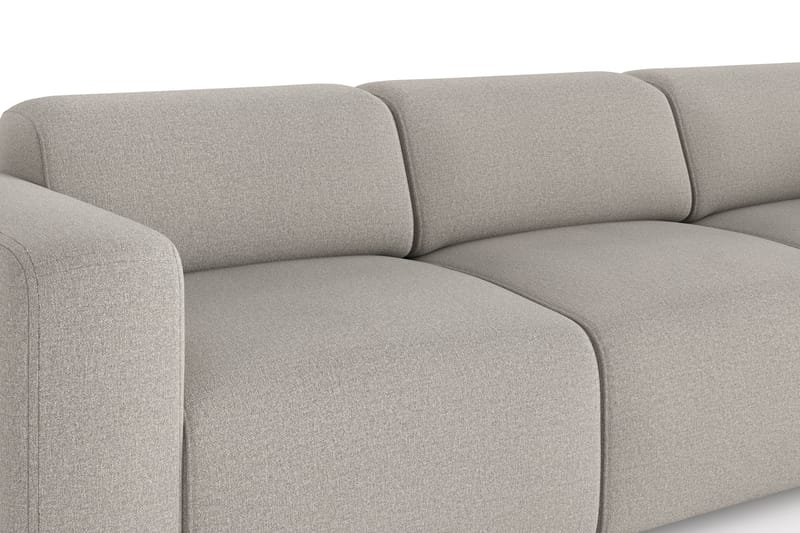 Torvasen 3-sits Soffa i Tyg - Ljusgrå - Möbler - Soffa - 3 sits soffa