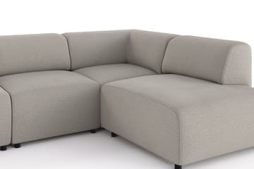 Torvasen 5-sits Soffa med Divan Höger i Tyg - Ljusgrå - Möbler - Soffa - Divansoffa & schäslongsoffa