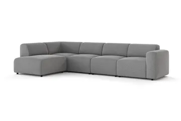Torvasen 5-sits Soffa med Divan Vänster i Tyg - Grå - Möbler - Soffa - Divansoffa & schäslongsoffa