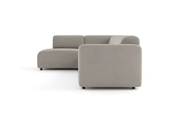 Torvasen 5-sits Soffa med Divan Vänster i Tyg - Ljusgrå - Möbler - Soffa - Divansoffa & schäslongsoffa