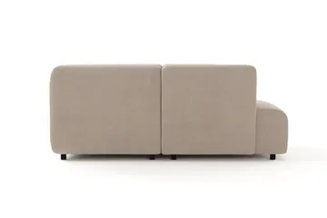 Torvasen 6-sits Soffa med Dubbeldivan i Tyg - Beige - Möbler - Soffa - U-soffa