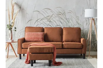 Traun Soffa 3-sits - Brun/Svart - Möbler - Soffa - 3 sits soffa