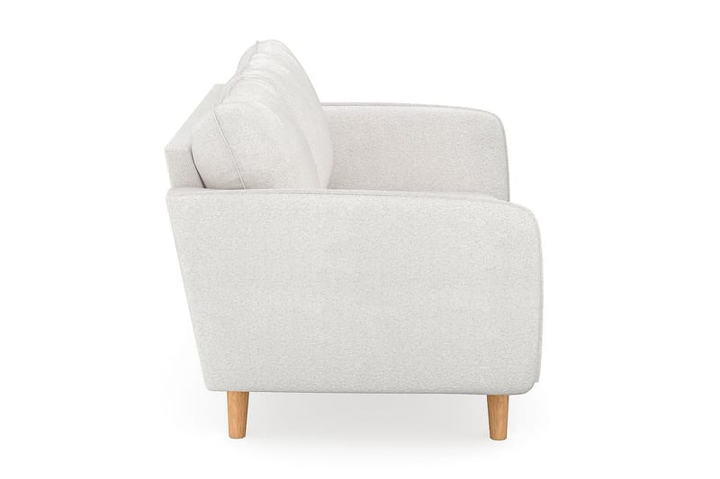 Trend Lyx 2-sits Soffa i Bouclé - Vit - Möbler - Soffa - 2 sits soffa