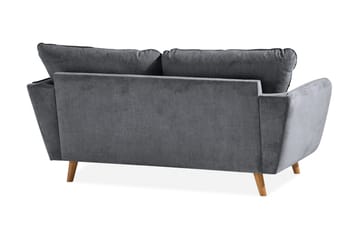 Trend Lyx 2-sits Soffa - Mörkgrå/Ek - Möbler - Soffa - 2 sits soffa