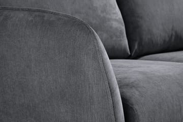 Trend Lyx 2-sits Soffa - Mörkgrå/Ek - Möbler - Soffa - 2 sits soffa