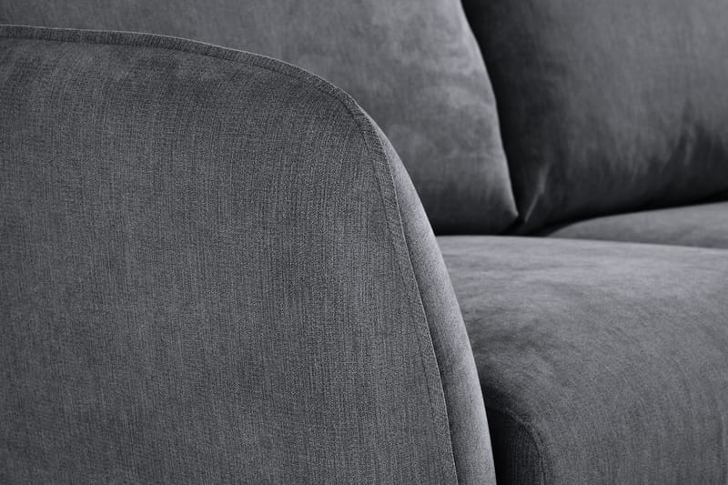 Trend Lyx 2-sits Soffa - Mörkgrå/Ek - Möbler - Soffa - 2 sits soffa