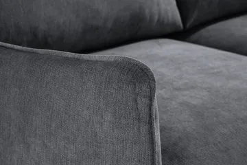Trend Lyx 2-sits Soffa - Mörkgrå/Ek - Möbler - Soffa - 2 sits soffa