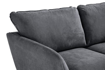 Trend Lyx 2-sits Soffa - Mörkgrå/Ek - Möbler - Soffa - 2 sits soffa