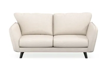 Trend Lyx 2-sits Soffa med Svängda Armstöd i Tyg - Beige - Möbler - Soffa - 2 sits soffa