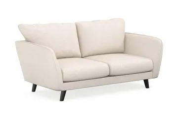 Trend Lyx 2-sits Soffa med Svängda Armstöd i Tyg - Beige - Möbler - Soffa - 2 sits soffa