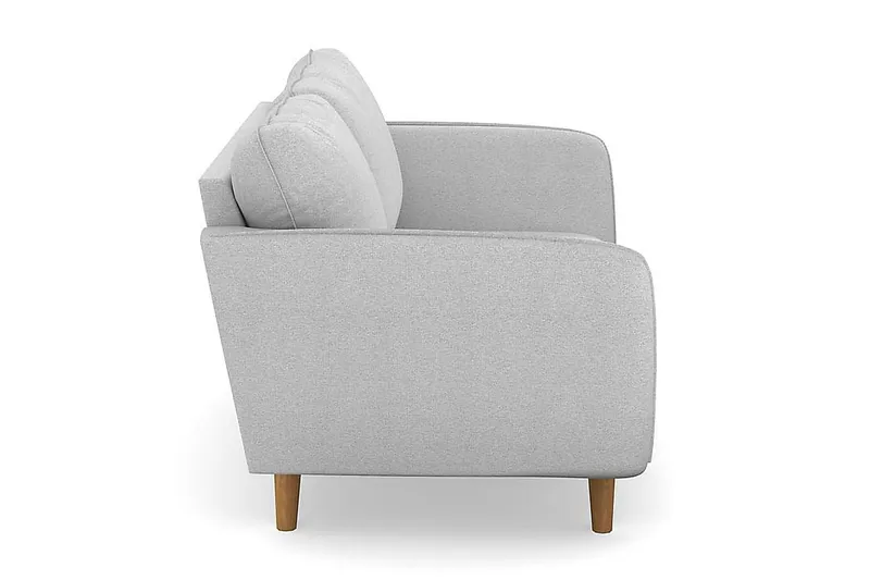 Trend Lyx 2-sits Tygsoffa - Ljusgrå - Möbler - Soffa - 2 sits soffa