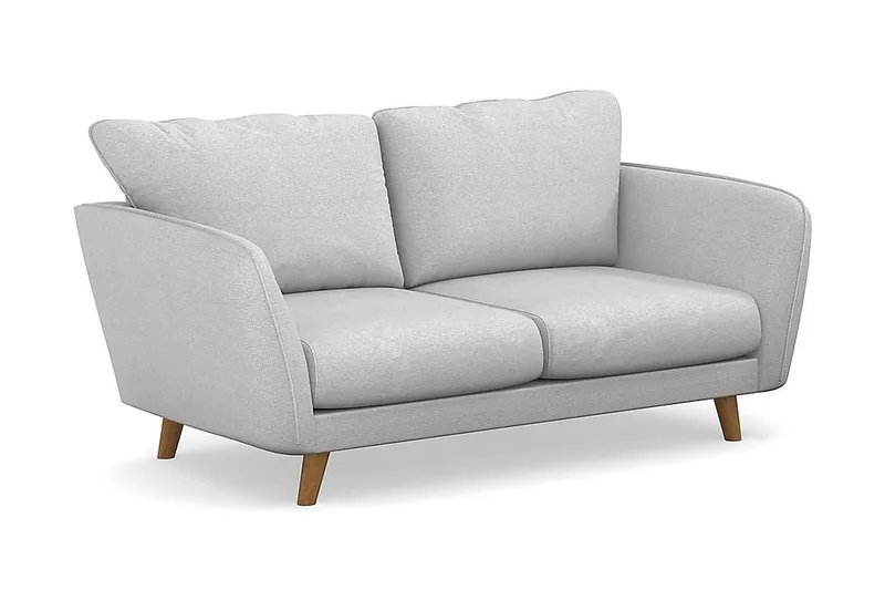 Trend Lyx 2-sits Tygsoffa - Ljusgrå - Möbler - Soffa - 2 sits soffa