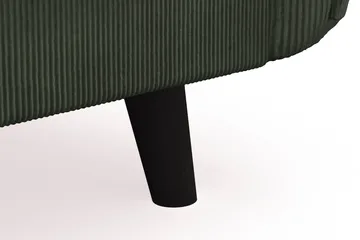 Trend Lyx 3-sits Manchestersoffa - Mörkgrön - Möbler - Soffa - 3 sits soffa